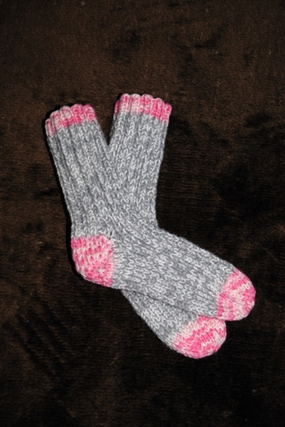 Restegarn-sokker