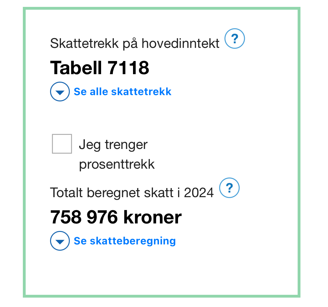 Skattekortet 2024 - Hvor Mye Skal Du Skatte? - Forbruker, Jus Og ...